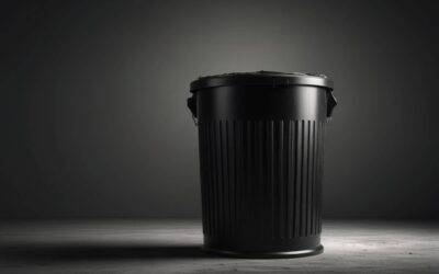 Co wrzucać do czarnego kosza w domu?